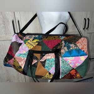 Bohemian Style Patchwork Duffel Bag ￼
